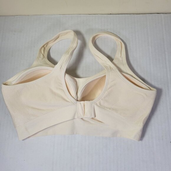 Truekind Beige Daily Comfort Wirefree Shaper Bra #10022 Size M - Picture 2 of 4